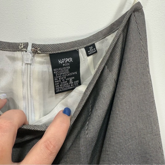 Kasper Gray Midi Skirt Suit - Picture 9 of 15